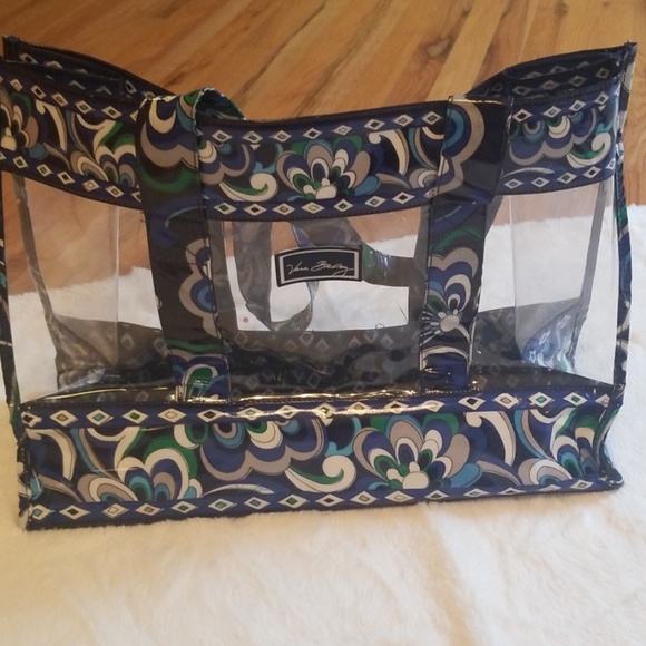 vera bradley plastic beach bag